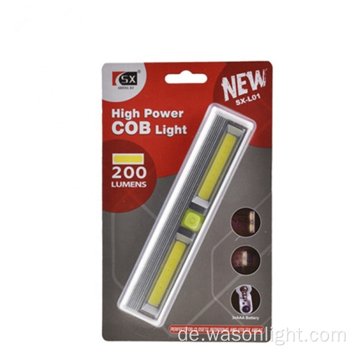 Großhandel langlebige AAA -Batterie betriebene LED -LED -Push -Licht hell Stick am Touch Night Light für Kleiderschrank, Schrank, Garage, Regal